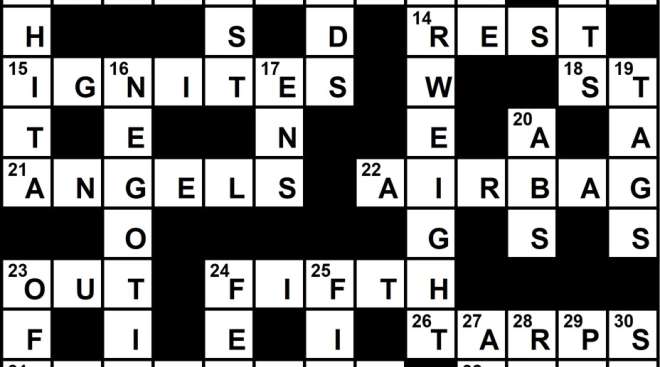 Crossword solution